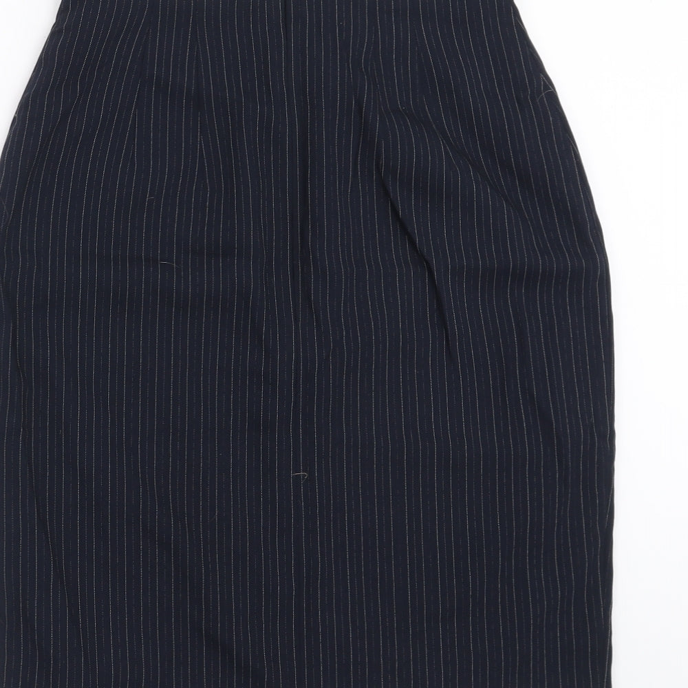 Richards  Womens Blue Striped  Straight & Pencil Skirt Size 12