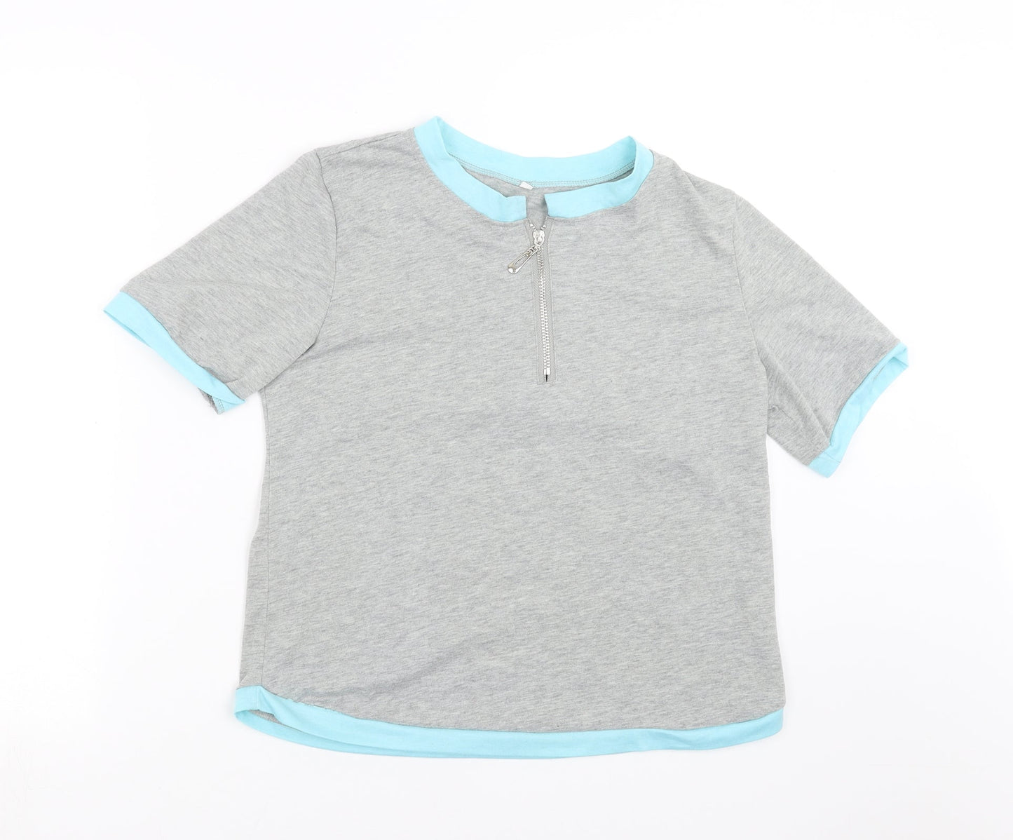 Preworn Womens Grey   Basic T-Shirt Size XL