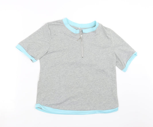 Preworn Womens Grey   Basic T-Shirt Size XL