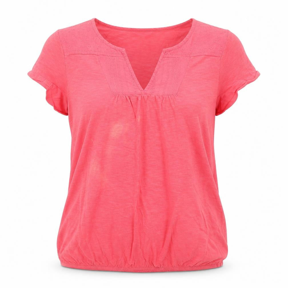 Marks and Spencer Womens Pink   Basic T-Shirt Size 16