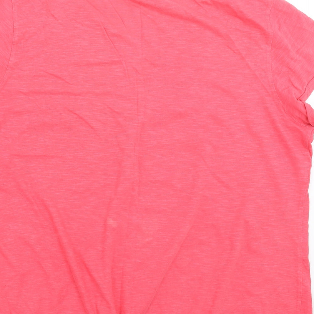 Marks and Spencer Womens Pink   Basic T-Shirt Size 16