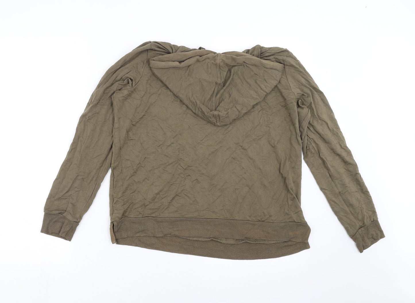 Nutmeg Womens Green   Pullover Hoodie Size 14