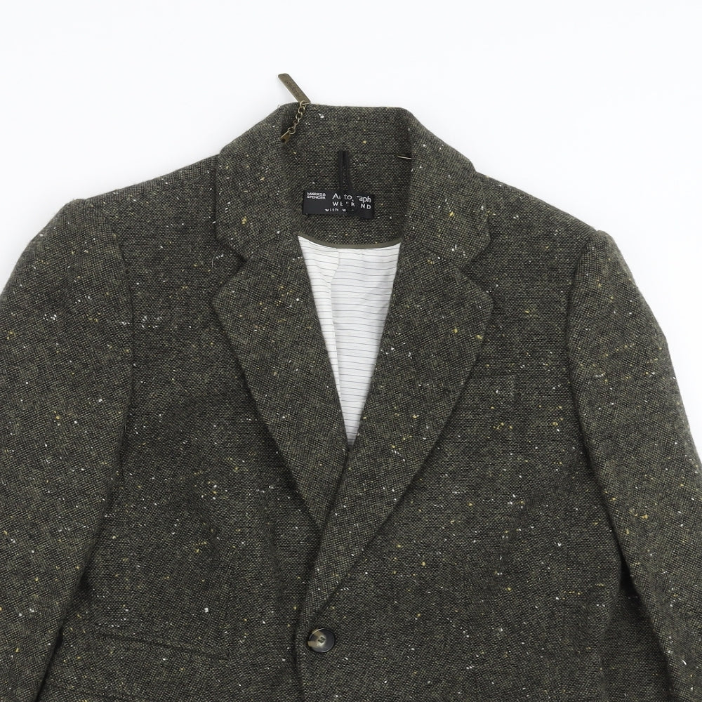 Marks and Spencer Womens Green   Jacket Blazer Size 10