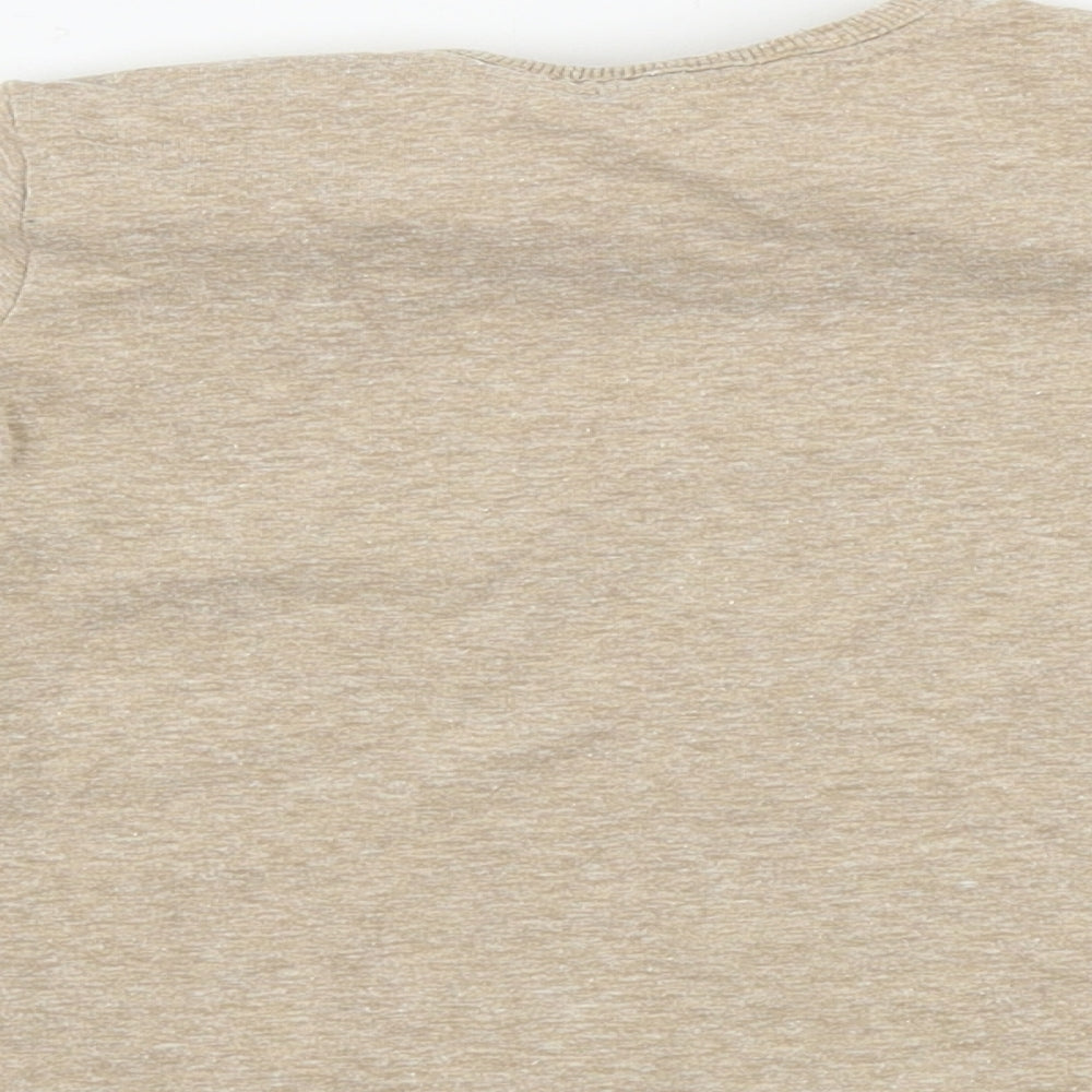 George  Girls Beige   Basic T-Shirt Size 9-12 Months