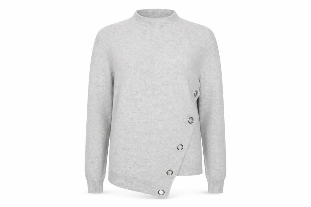 Peacocks  Womens Grey   Pullover Jumper Size M