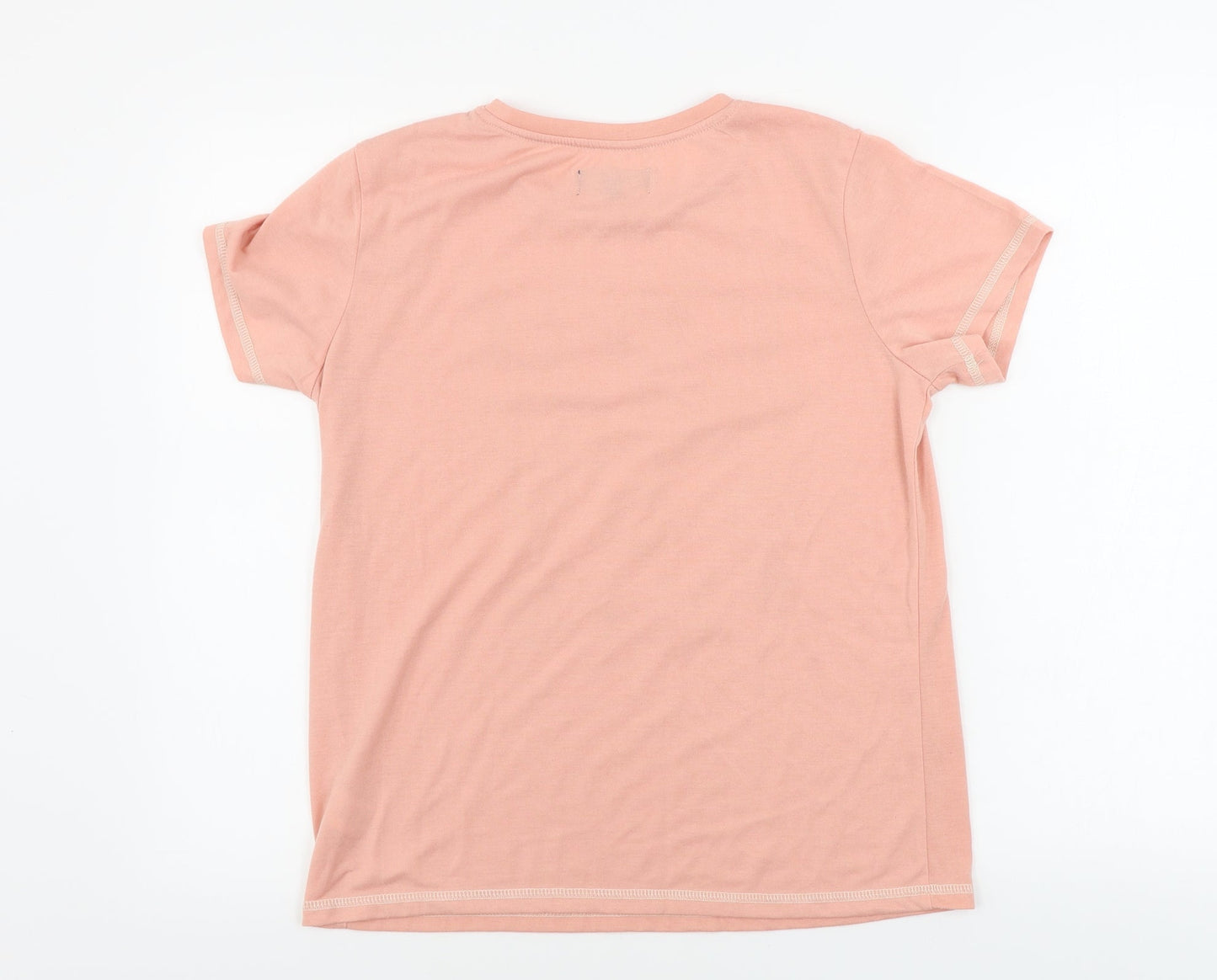 studio  Womens Pink   Basic T-Shirt Size 10