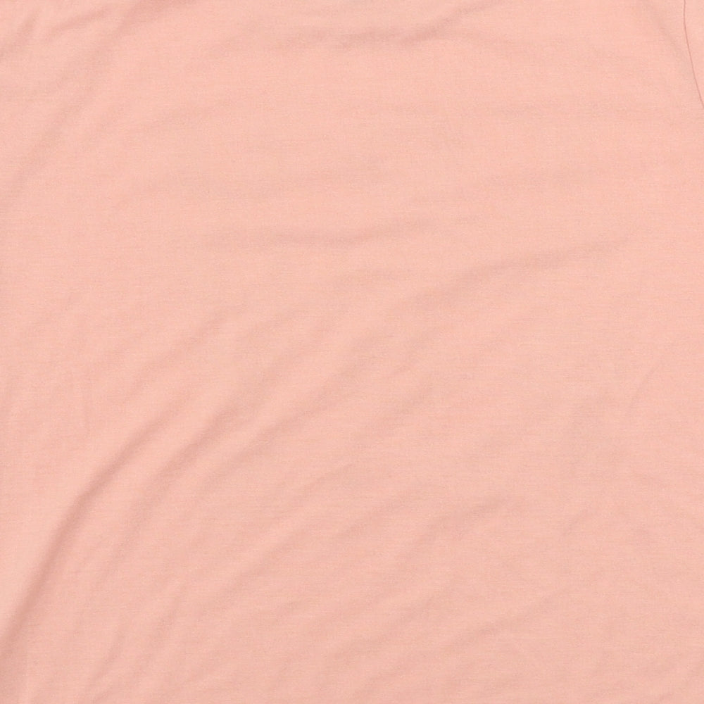 studio  Womens Pink   Basic T-Shirt Size 10