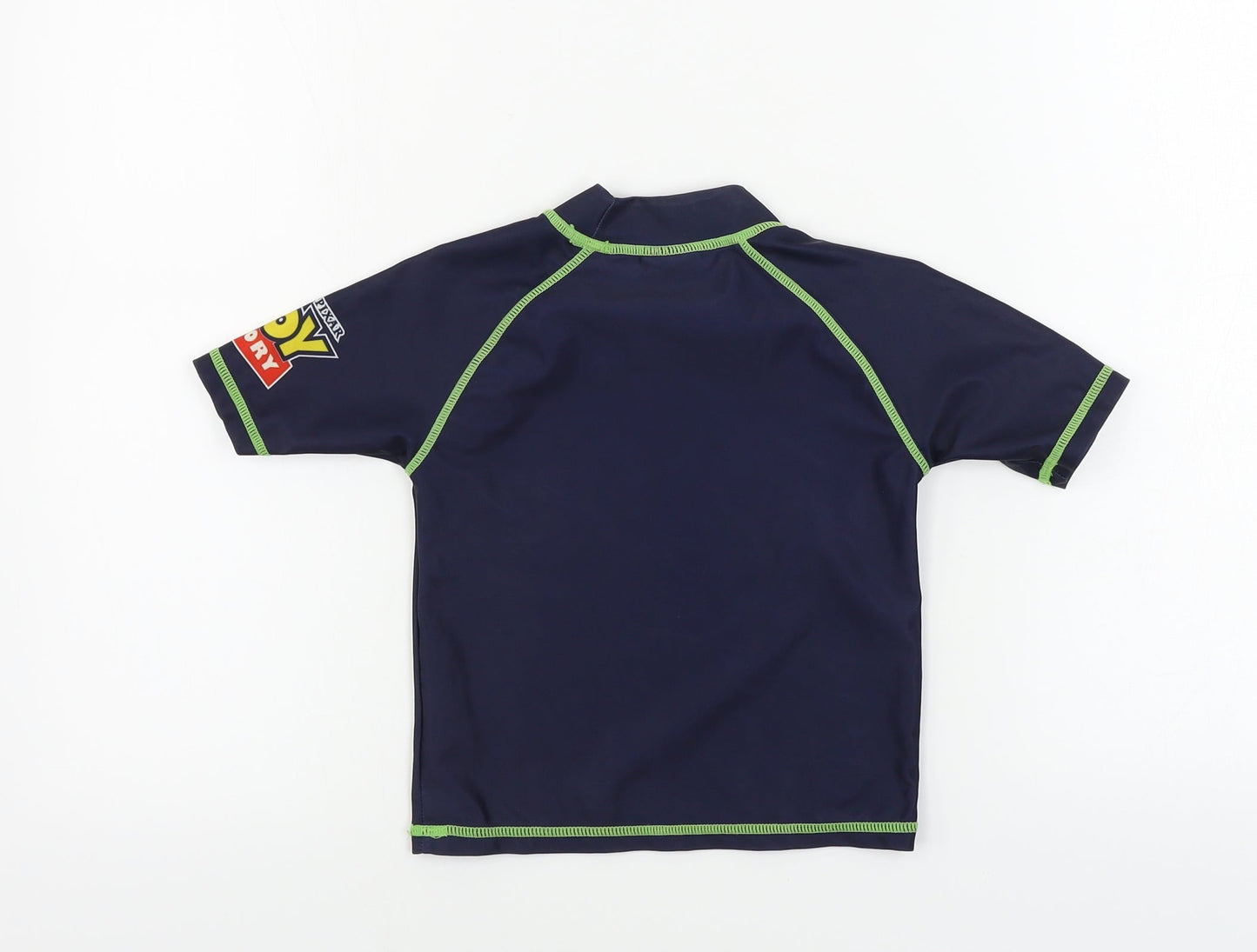 Disney Toy Story  Boys Blue   Basic T-Shirt Size 4-5 Years  - Dinasour Print