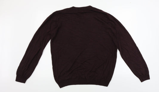 Marks and Spencer  Mens Red   Pullover Jumper Size XL