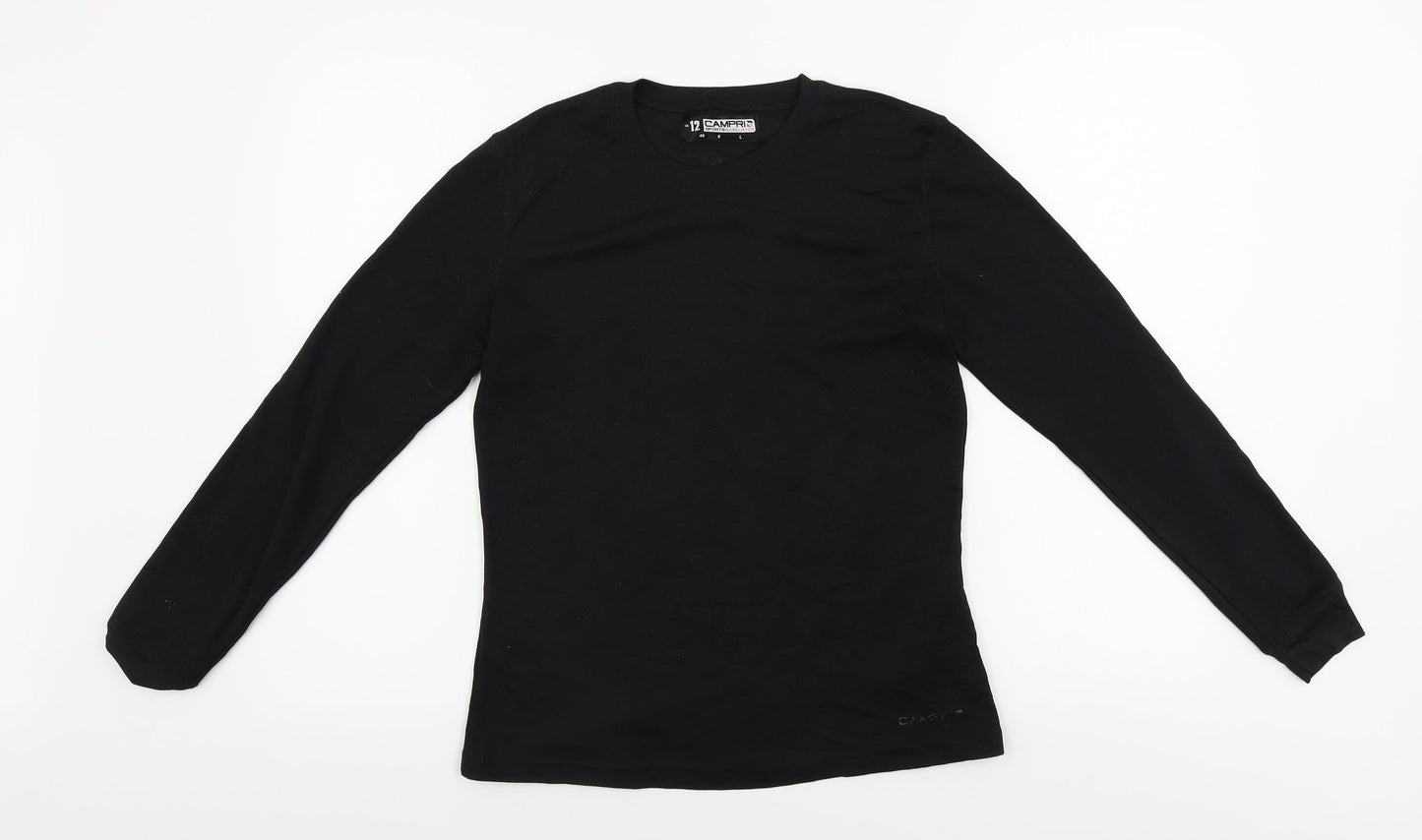 Campri  Womens Black   Pullover Jumper Size 12
