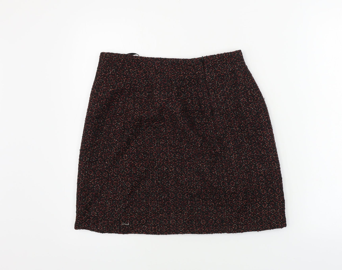 Warehouse Womens Black   A-Line Skirt Size 10