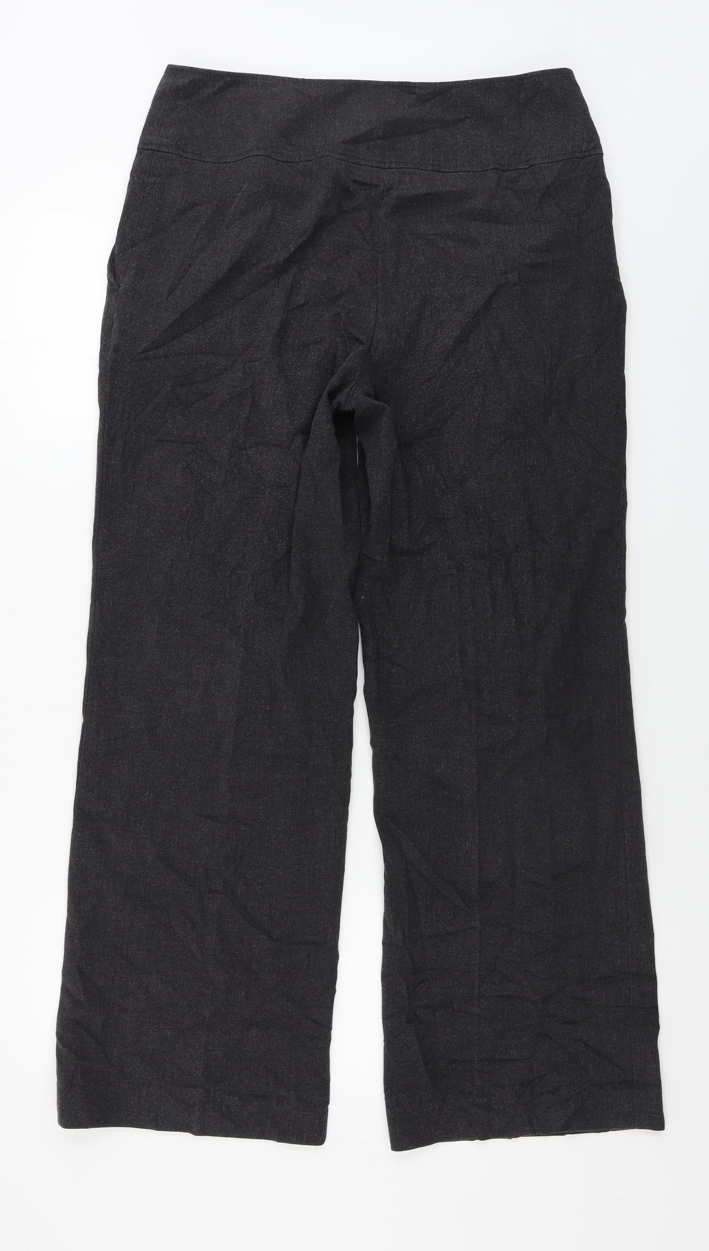 EWM Womens Grey Paisley  Trousers  Size 12 L28 in