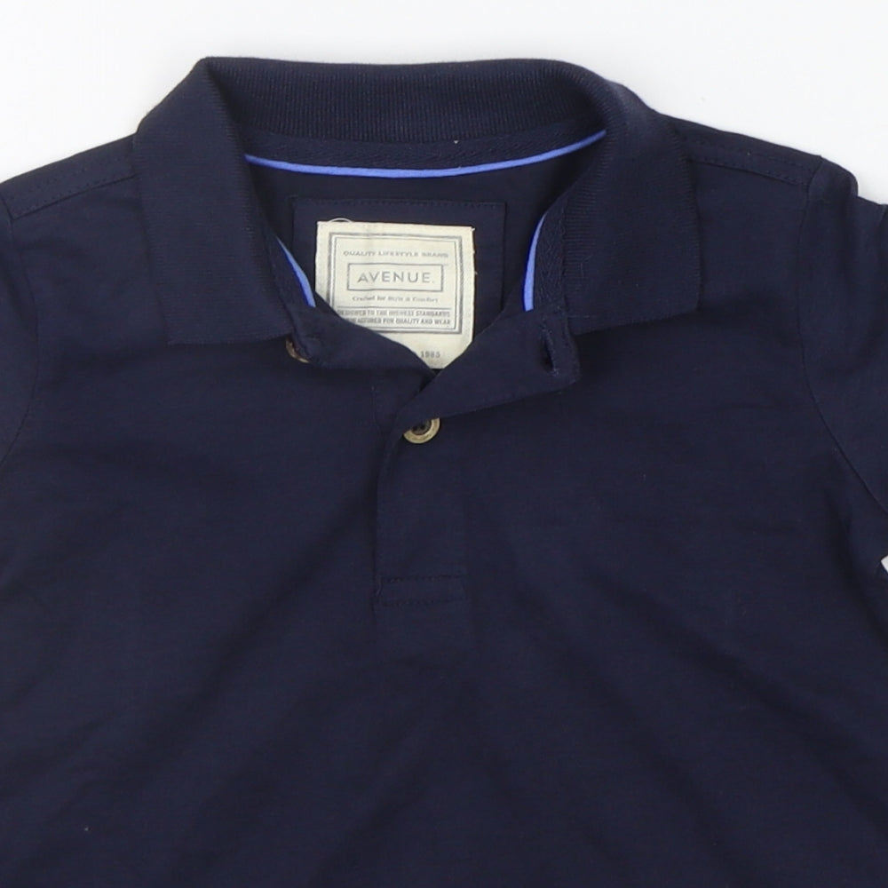 Avenue Boys Blue   Basic Polo Size 5-6 Years