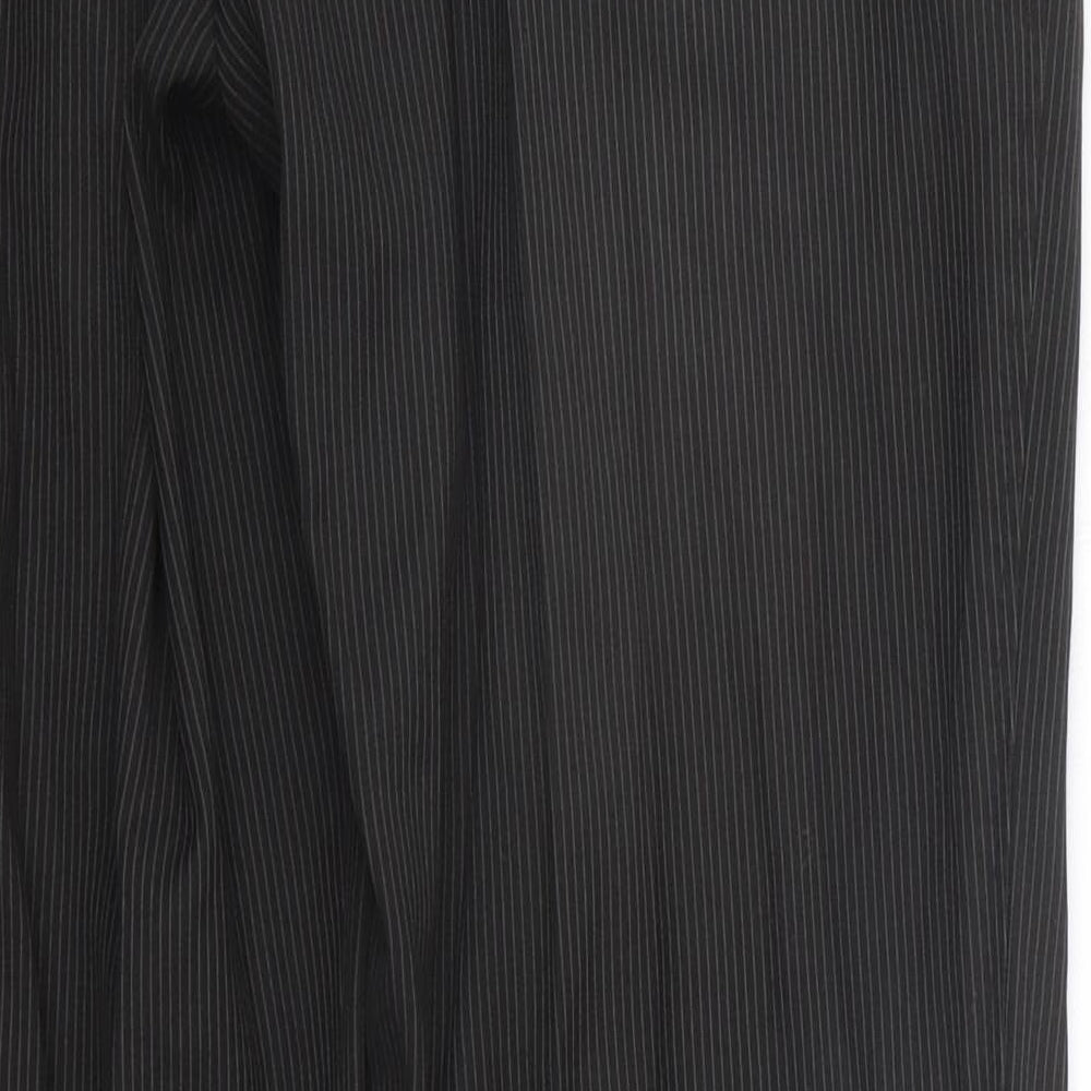 F&F Womens Black Striped  Trousers  Size 32 in L31 in