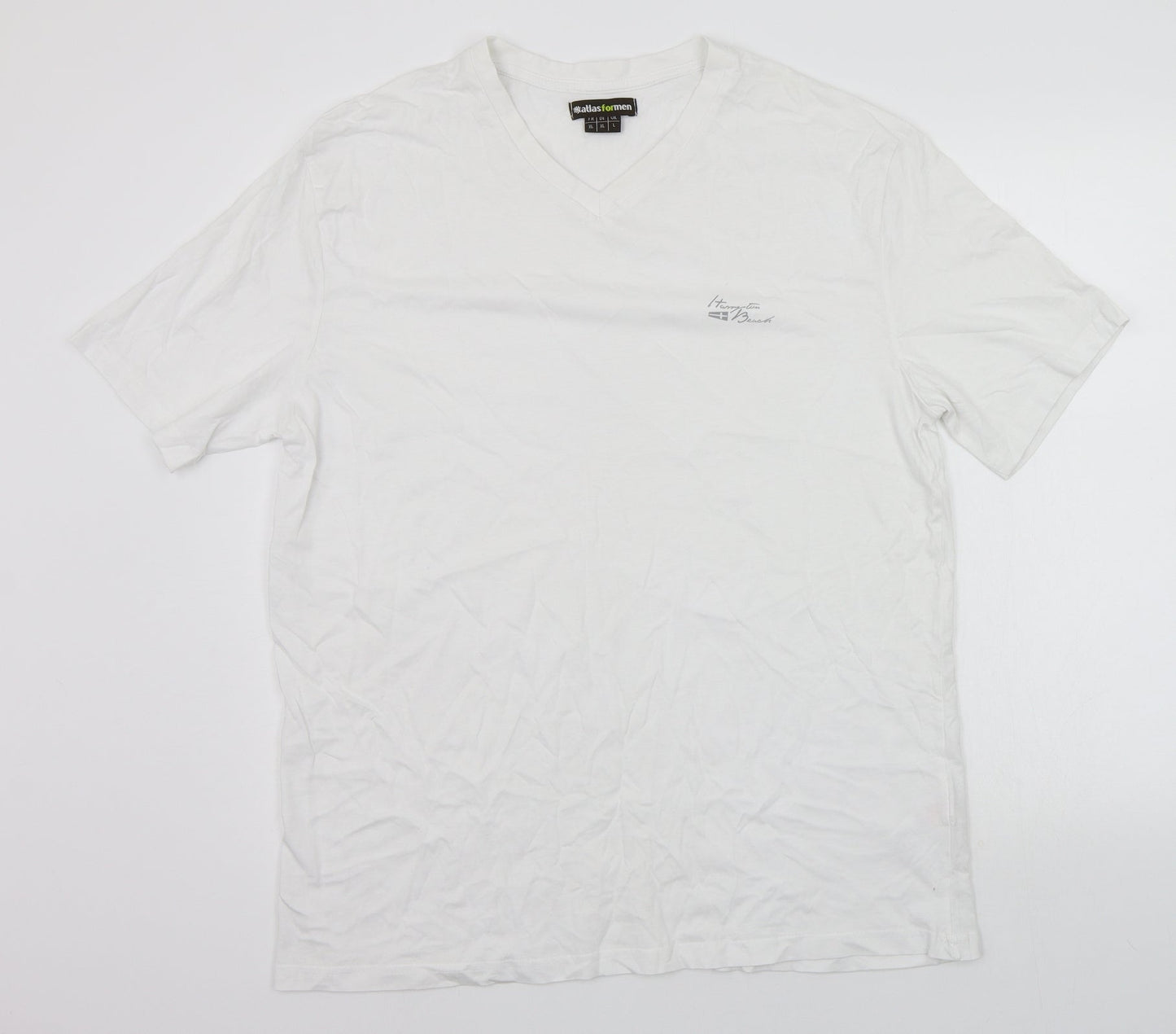 Atlasformen Womens White   Basic T-Shirt Size L