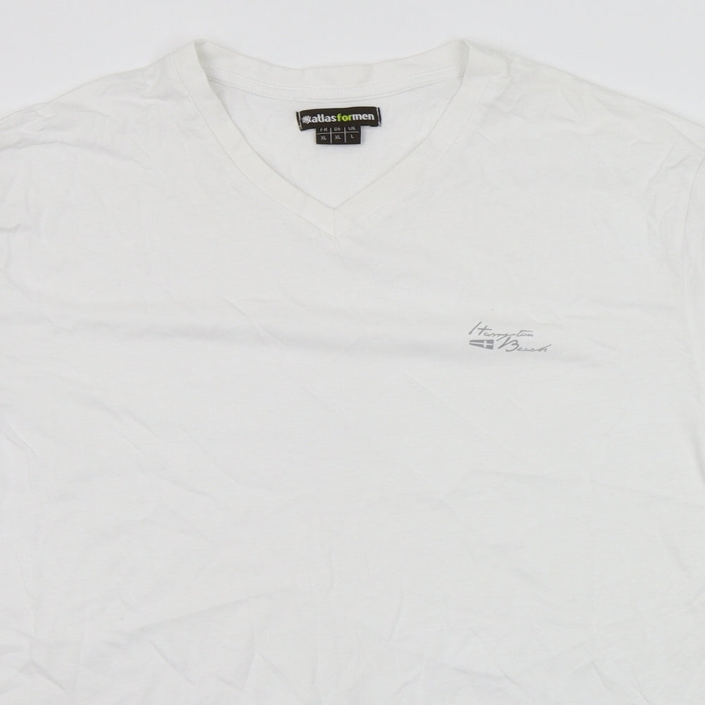 Atlasformen Womens White   Basic T-Shirt Size L