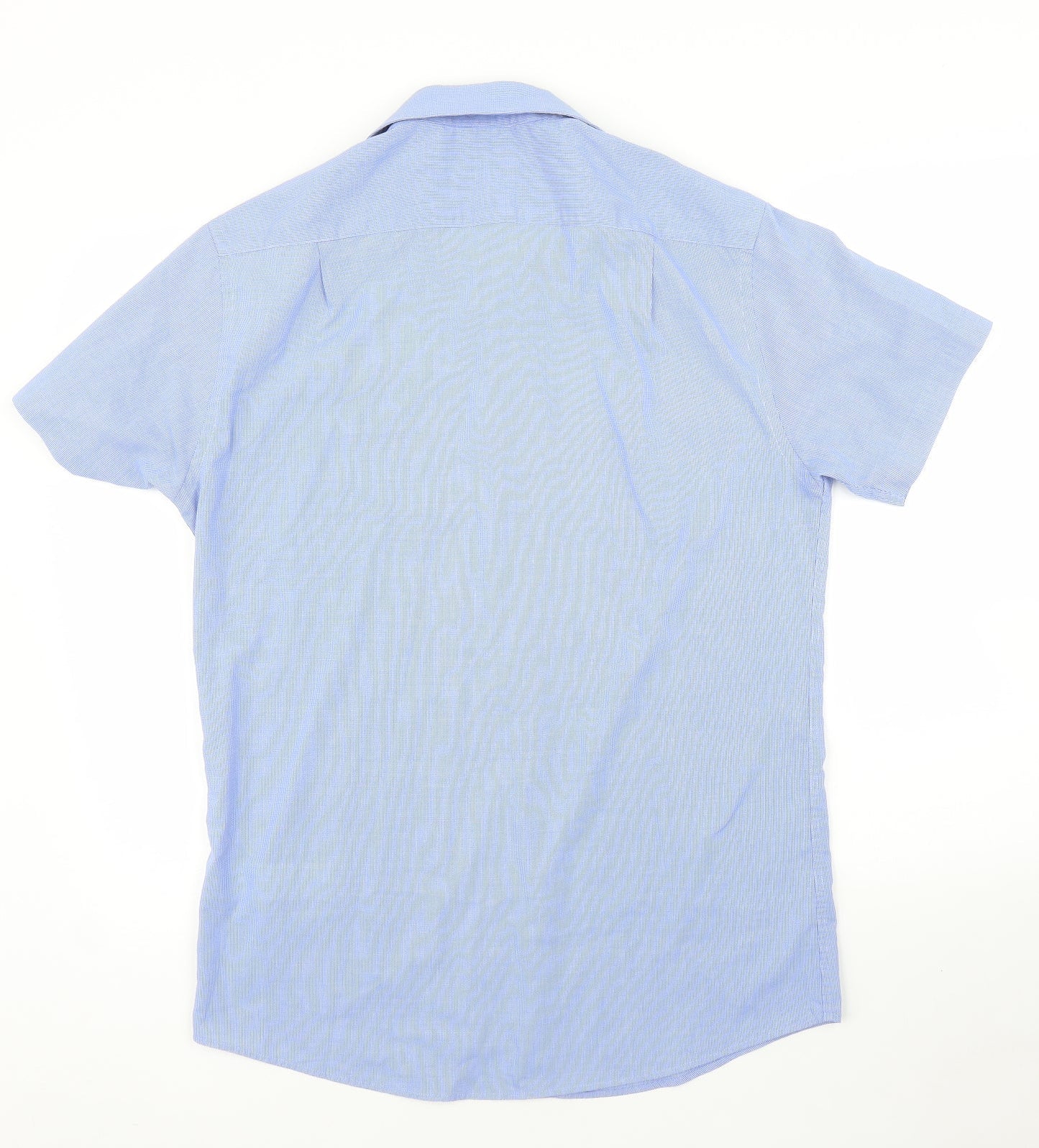 Debenhams Mens Blue    Button-Up Size 15.5