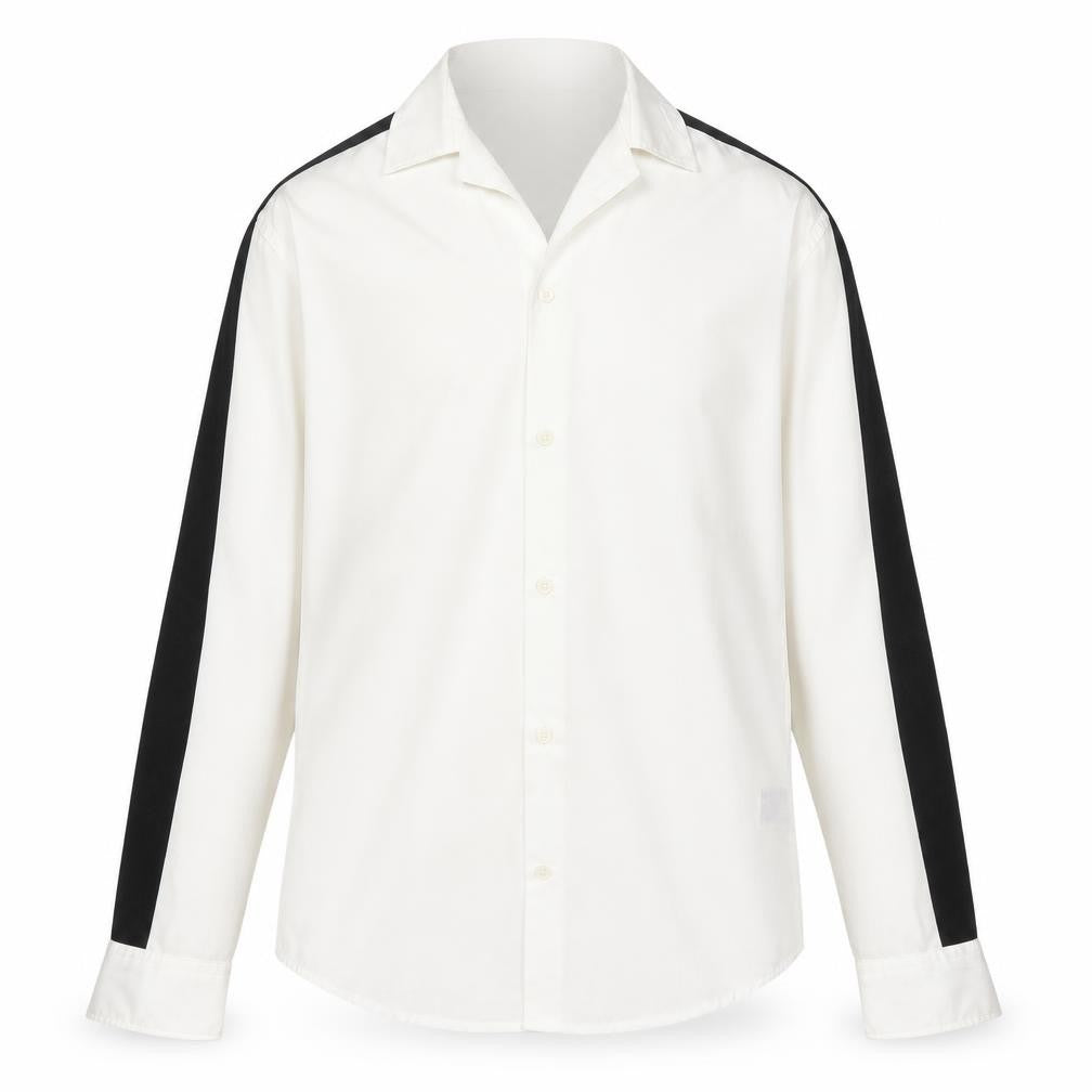 H&M Mens White    Button-Up Size M