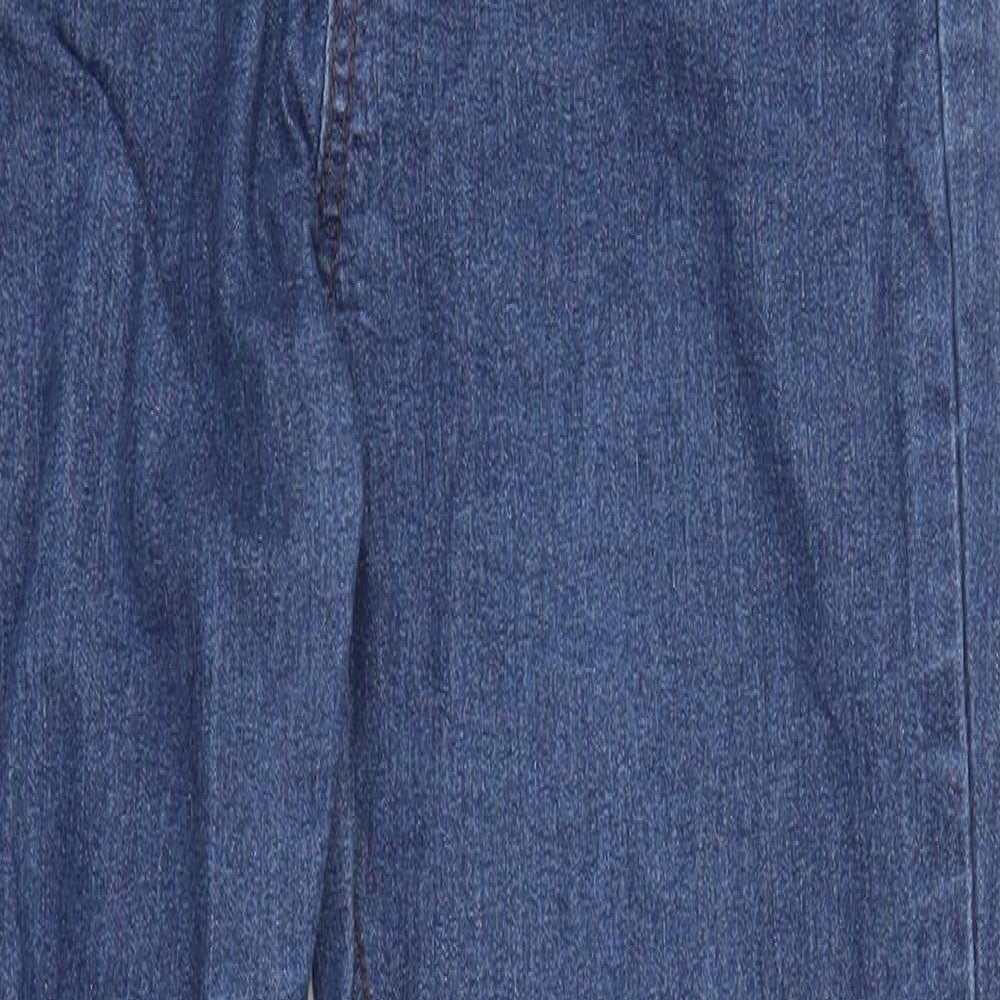 Preworn Womens Blue  Denim Straight Jeans Size S L25 in