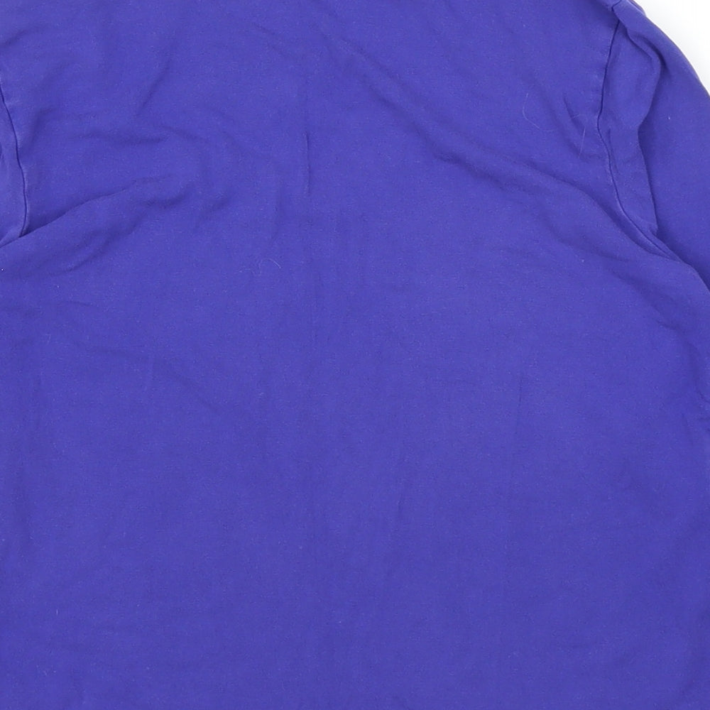 Minuet Petite Womens Blue   Basic T-Shirt Size S
