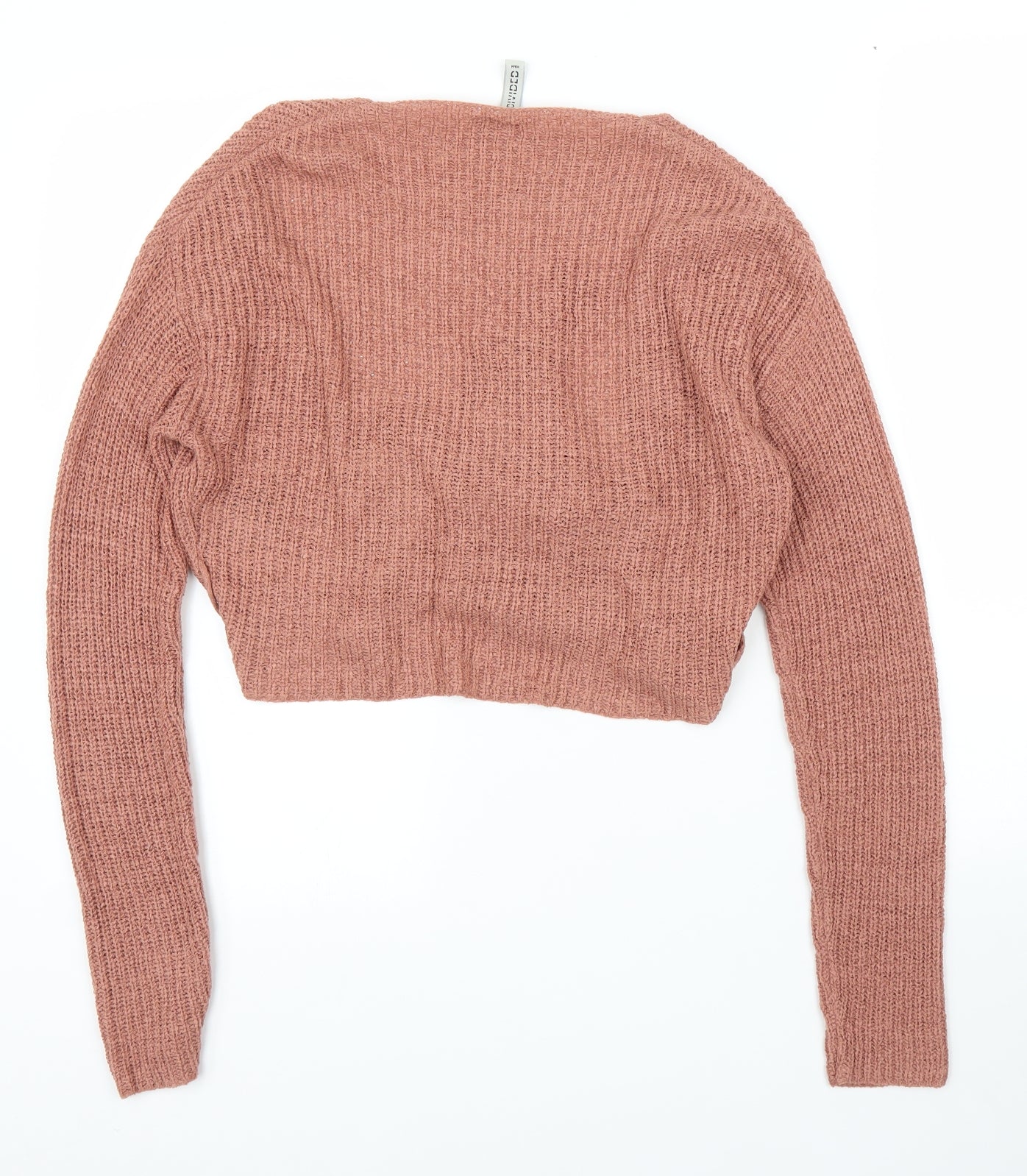 H&M Womens Brown   Wrap Jumper Size XS