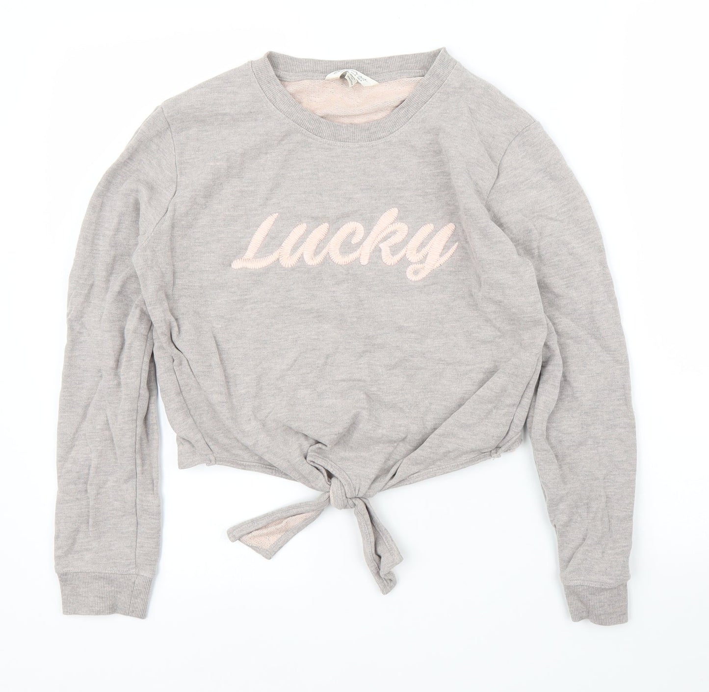 Miss Selfridge Womens Grey   Pullover Jumper Size 8