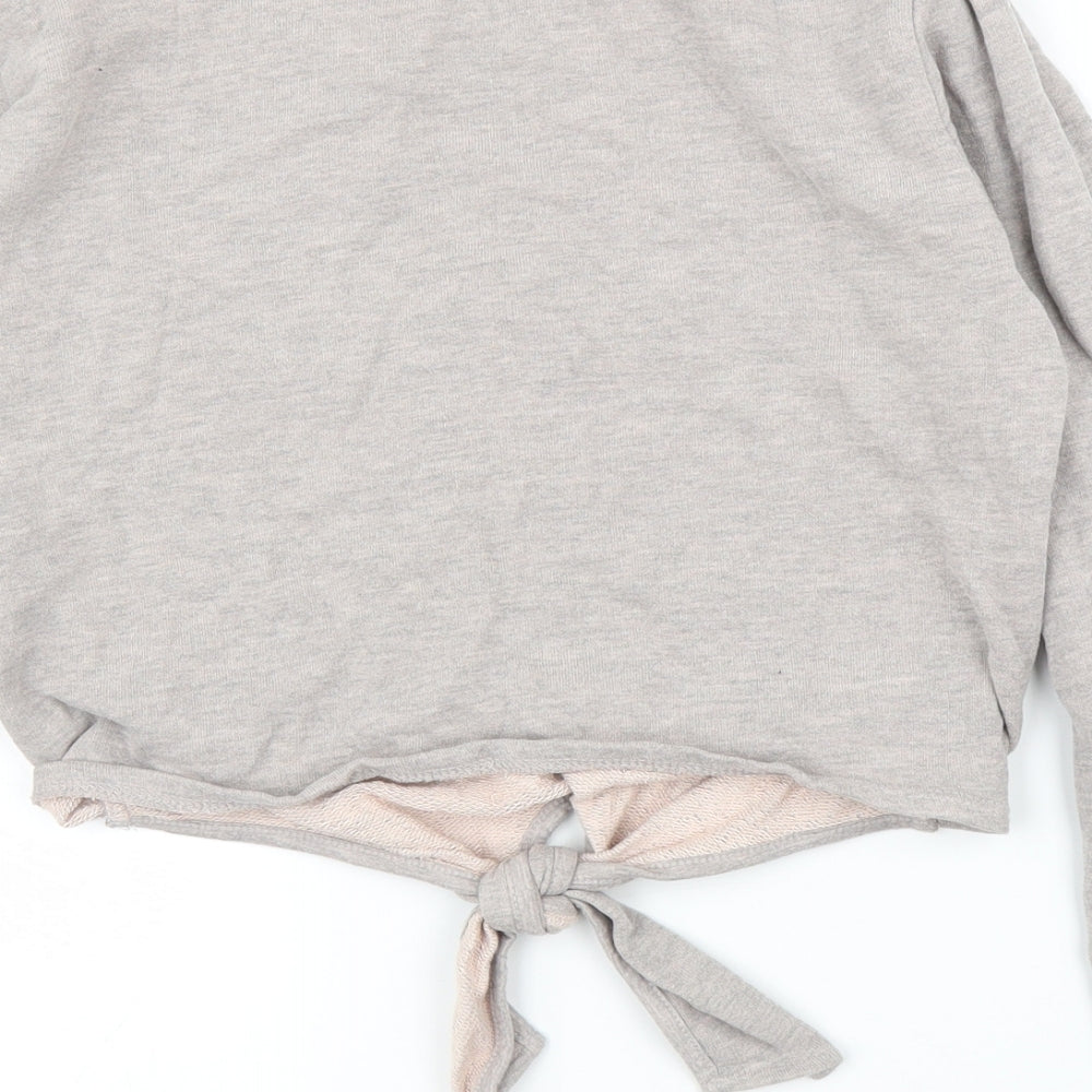 Miss Selfridge Womens Grey   Pullover Jumper Size 8
