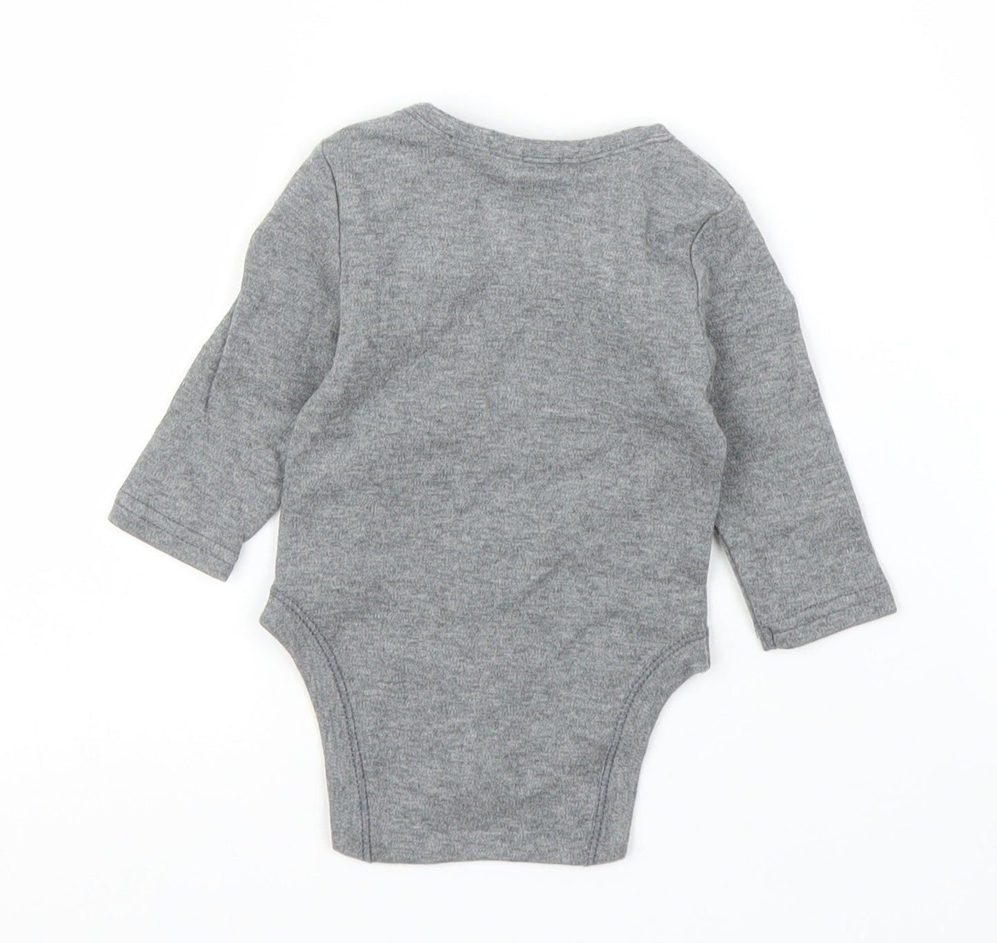 Primark Boys Grey   Babygrow One-Piece Size 0-3 Months  - Disney, Mickey Mouse