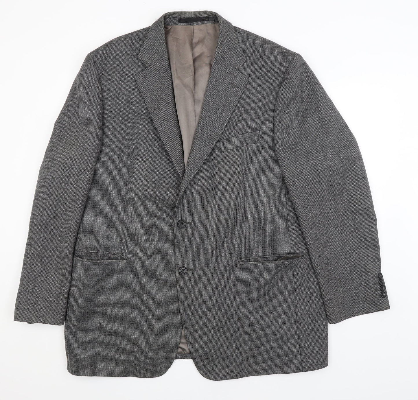 M&S Mens Grey   Jacket Blazer Size XL