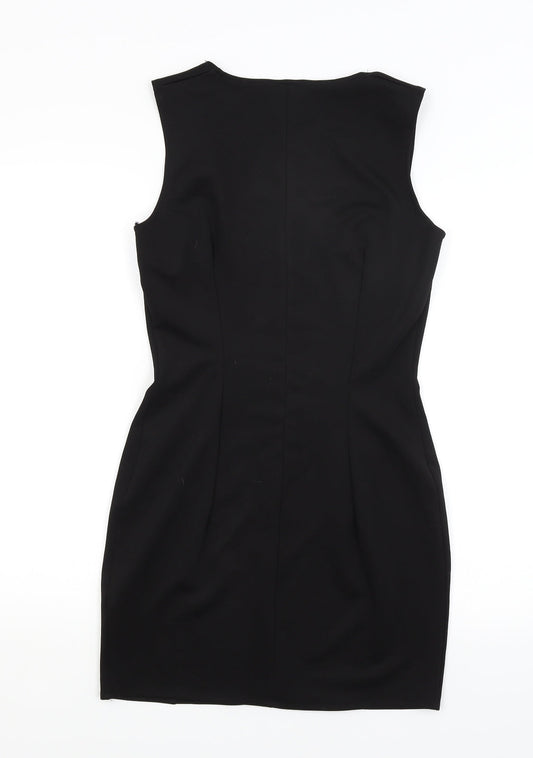 Red Chilli Womens Black   Pencil Dress  Size 12