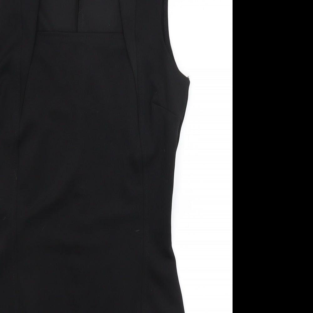 Red Chilli Womens Black   Pencil Dress  Size 12