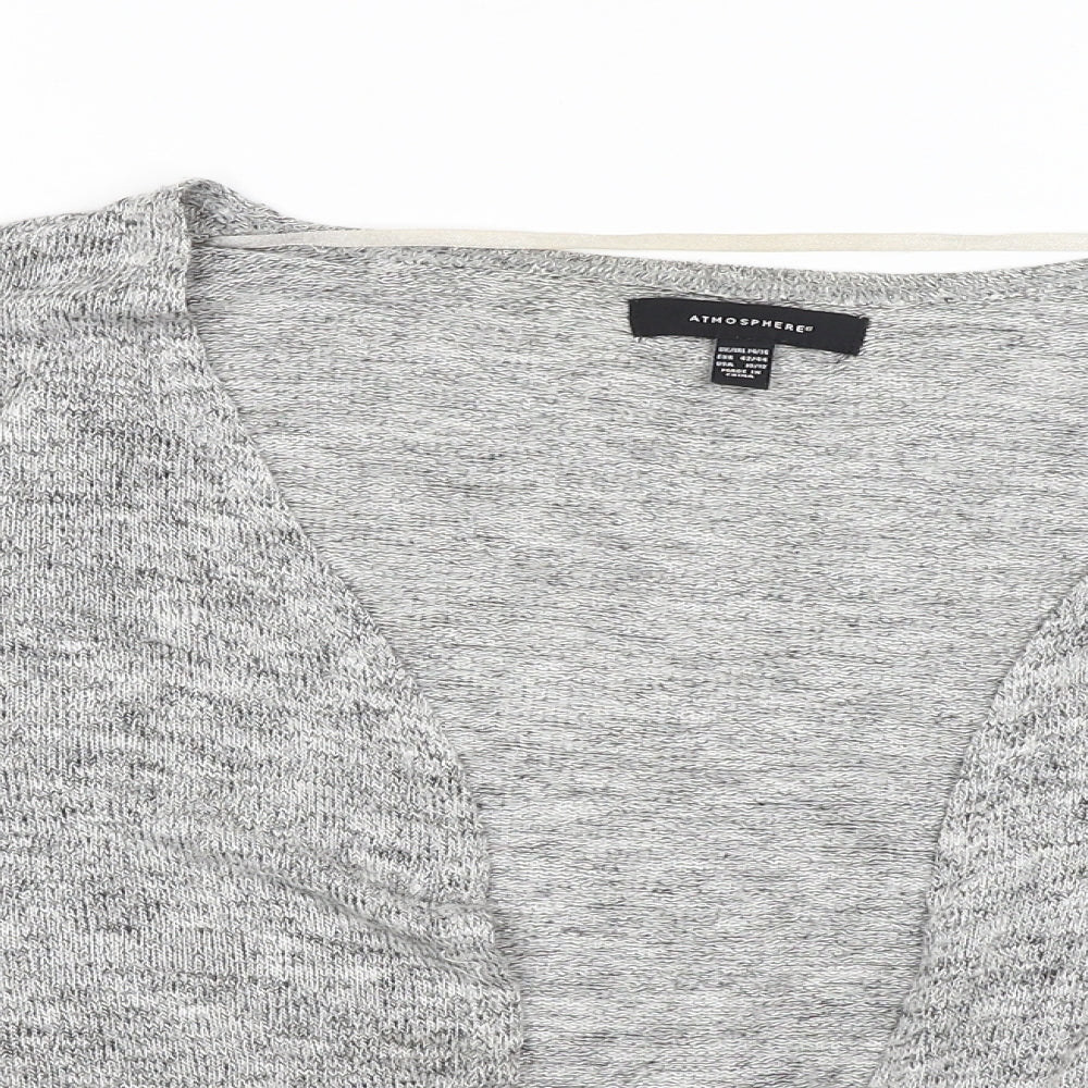 Atmosphere Womens Grey   Wrap Jumper Size 14