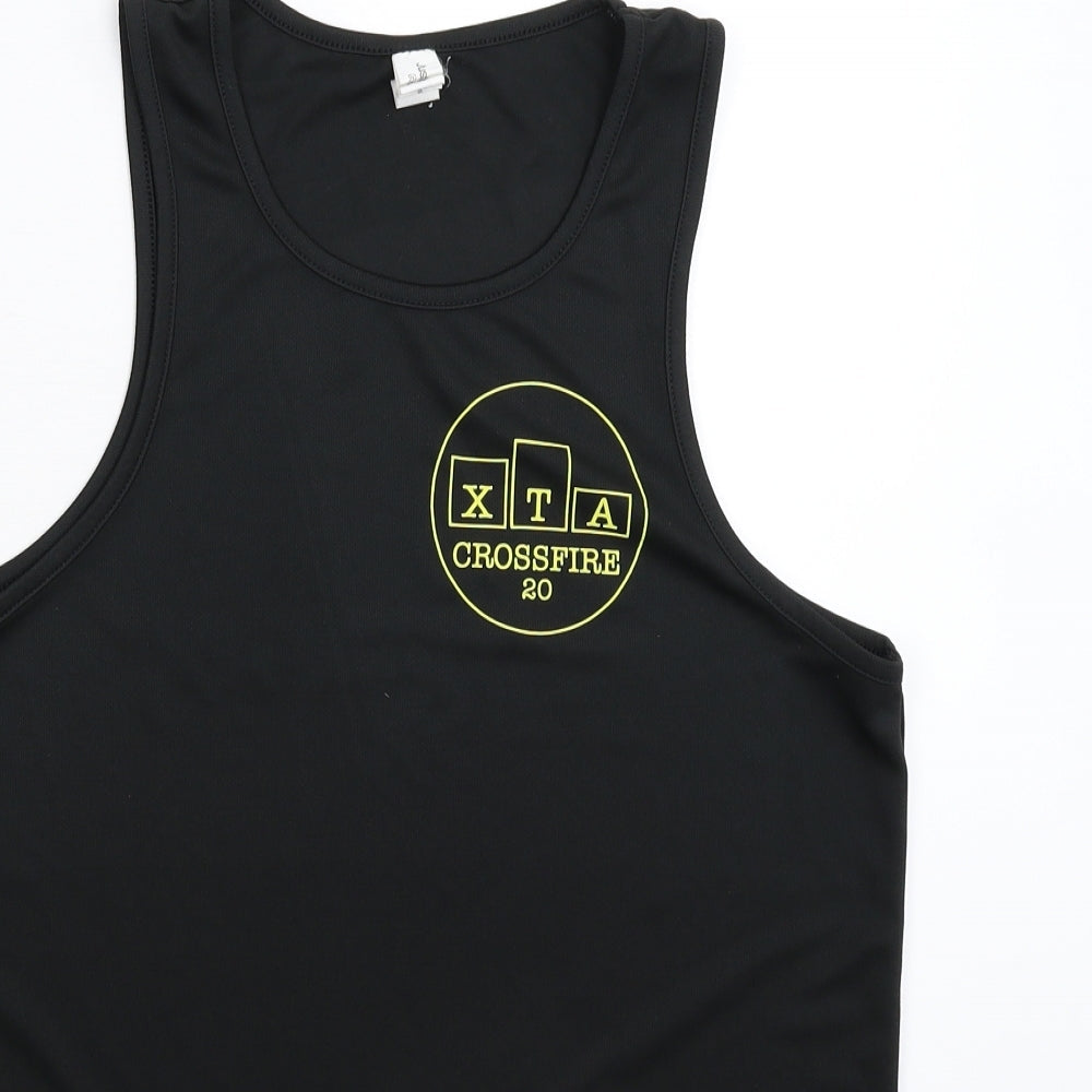 All We Do is Womens Black   Basic Tank Size M