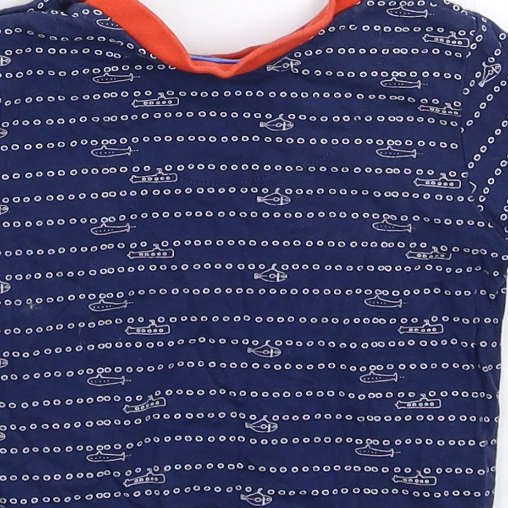 TU Baby Blue Spotted  Basic T-Shirt Size 6-9 Months