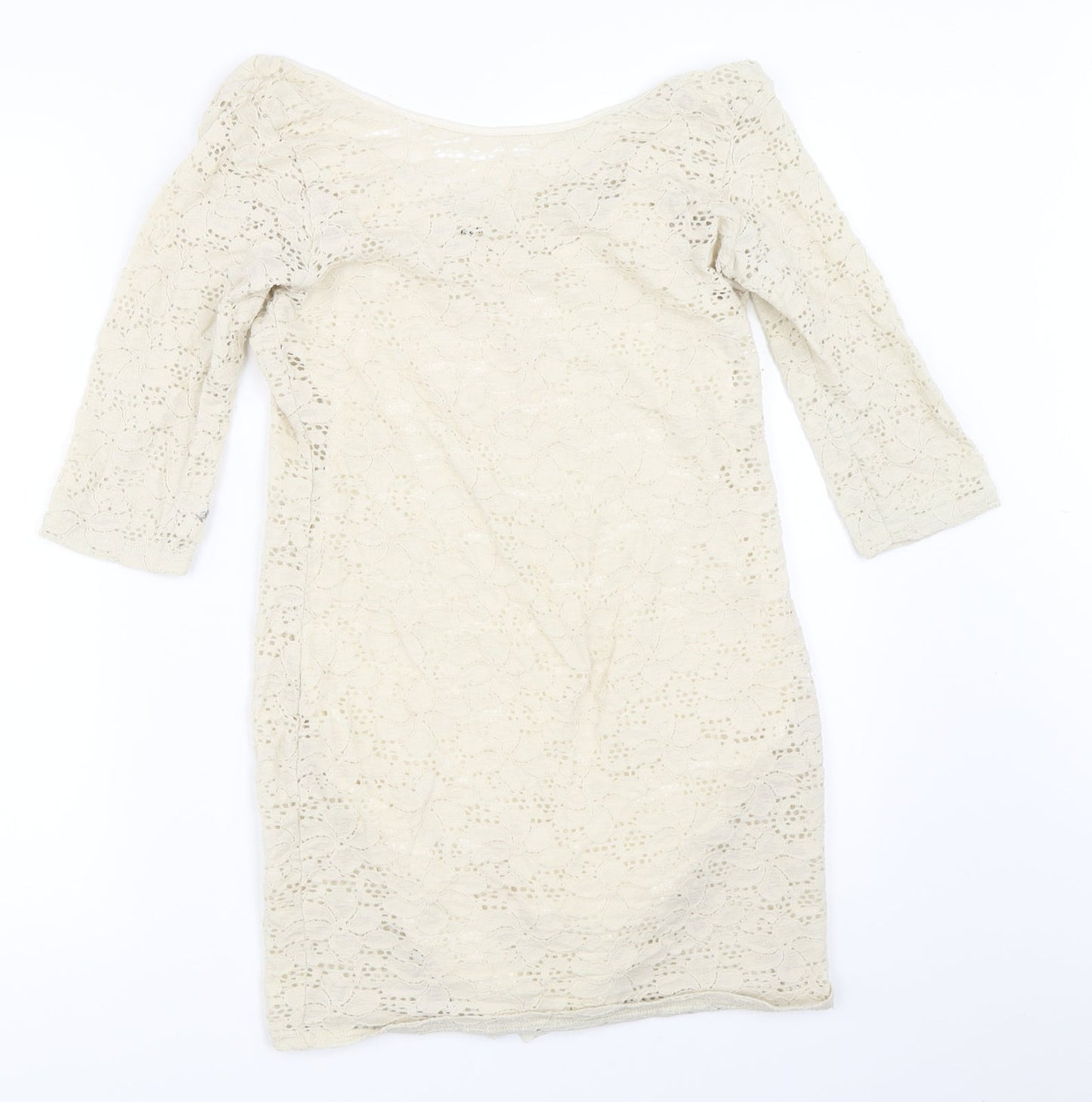 River Island Womens Beige   Bodycon  Size 10