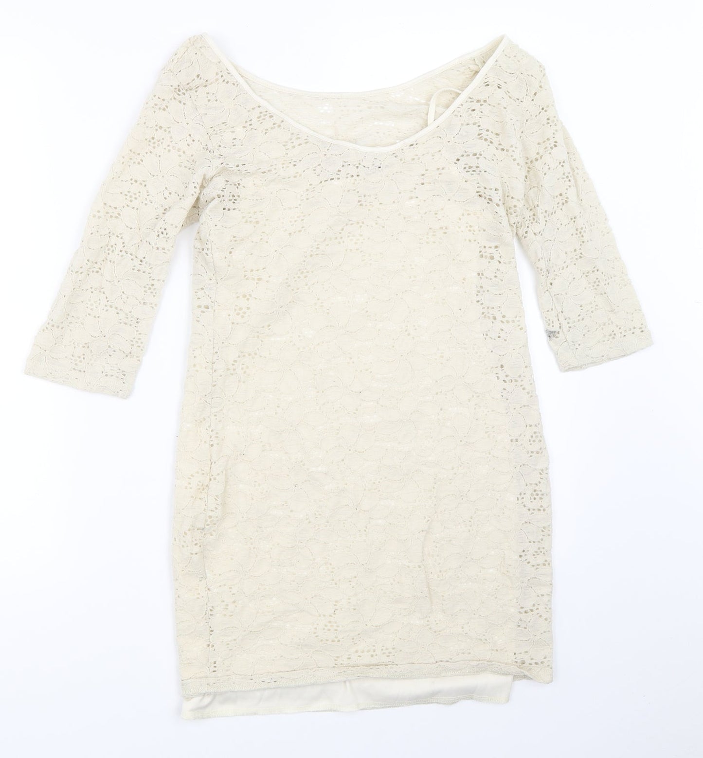 River Island Womens Beige   Bodycon  Size 10