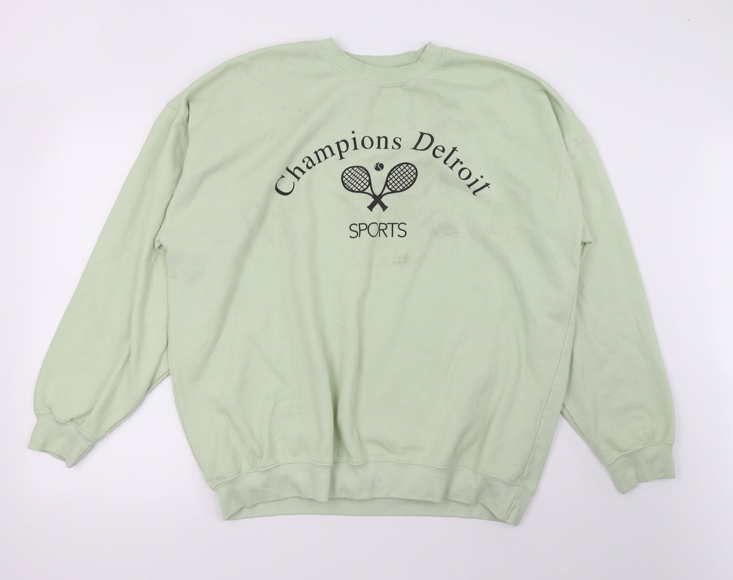 Preworn Womens Green   Pullover Sweatshirt Size XL