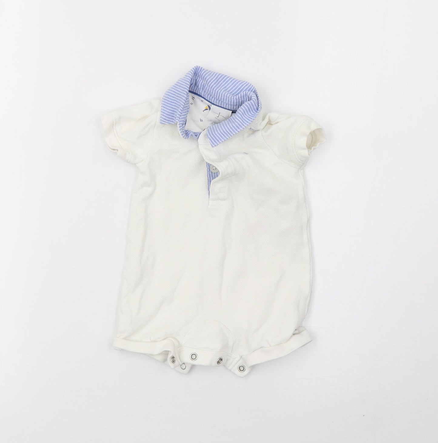 Debenhams Baby White   Babygrow One-Piece Size Newborn