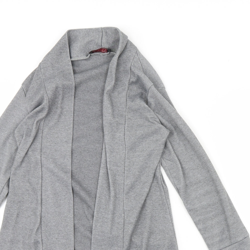 Finella Womens Grey   Cardigan Jumper Size S