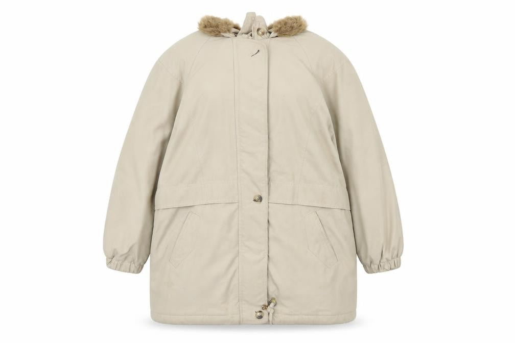 St Michael Womens Beige Overcoat Coat Size 16