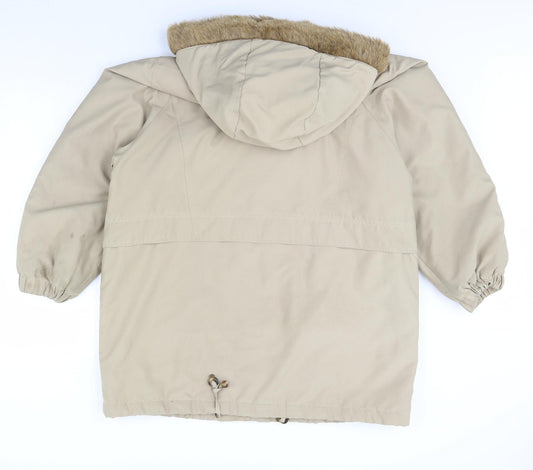 st Michael Womens Beige   Overcoat Coat Size 16