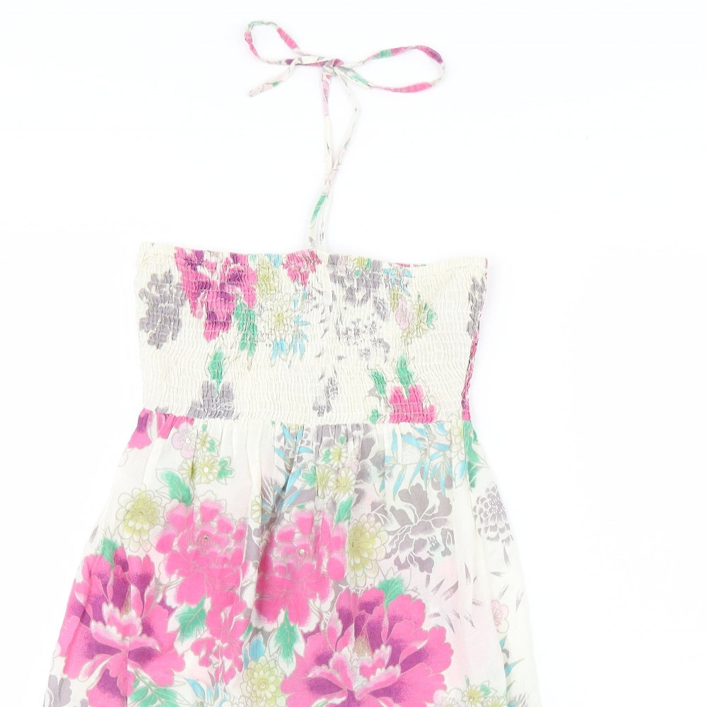 Accesorize Womens Ivory Floral  Mini  Size S