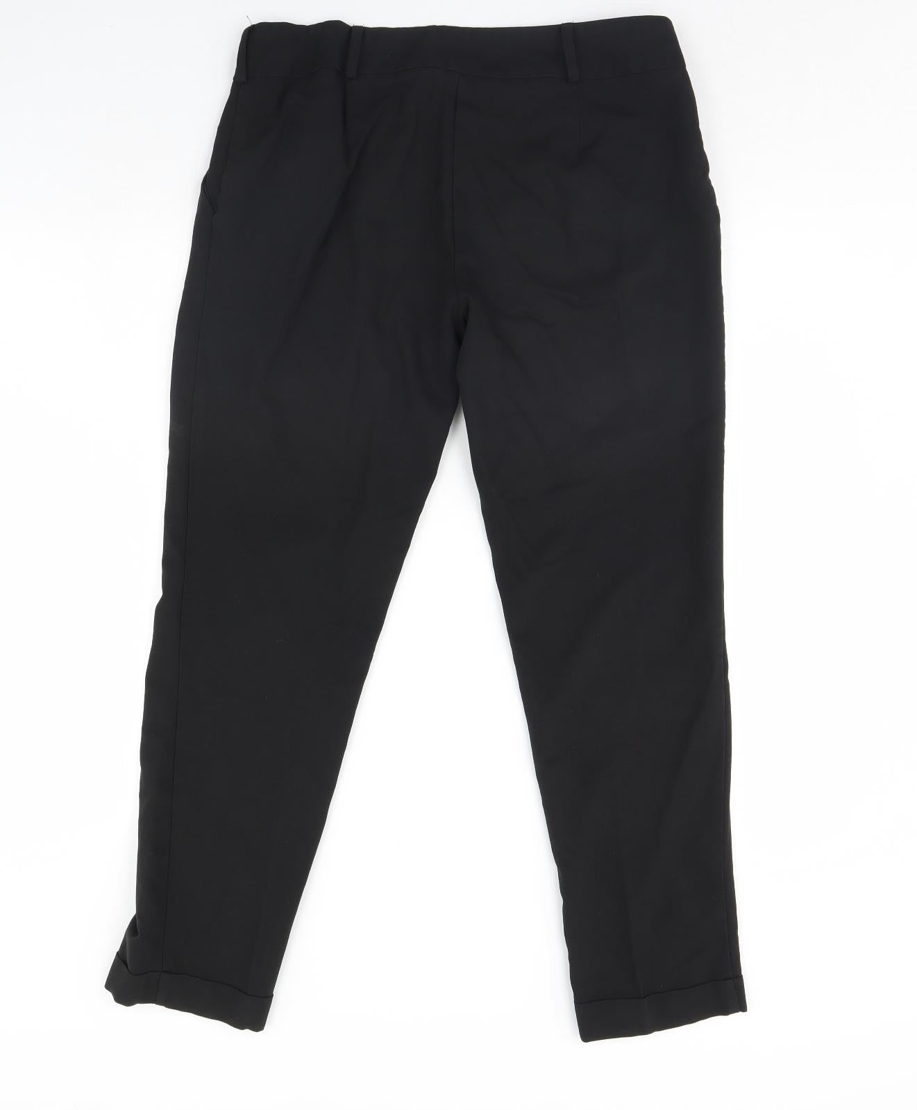 New Look Womens Black   Dress Pants Trousers Size 12 L30 in