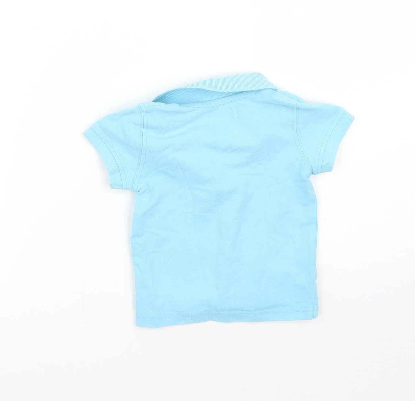 grain de ble Boys Blue   Basic Polo Size 12-18 Months