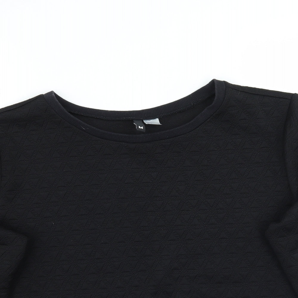 H&M Womens Black   Pullover Jumper Size M