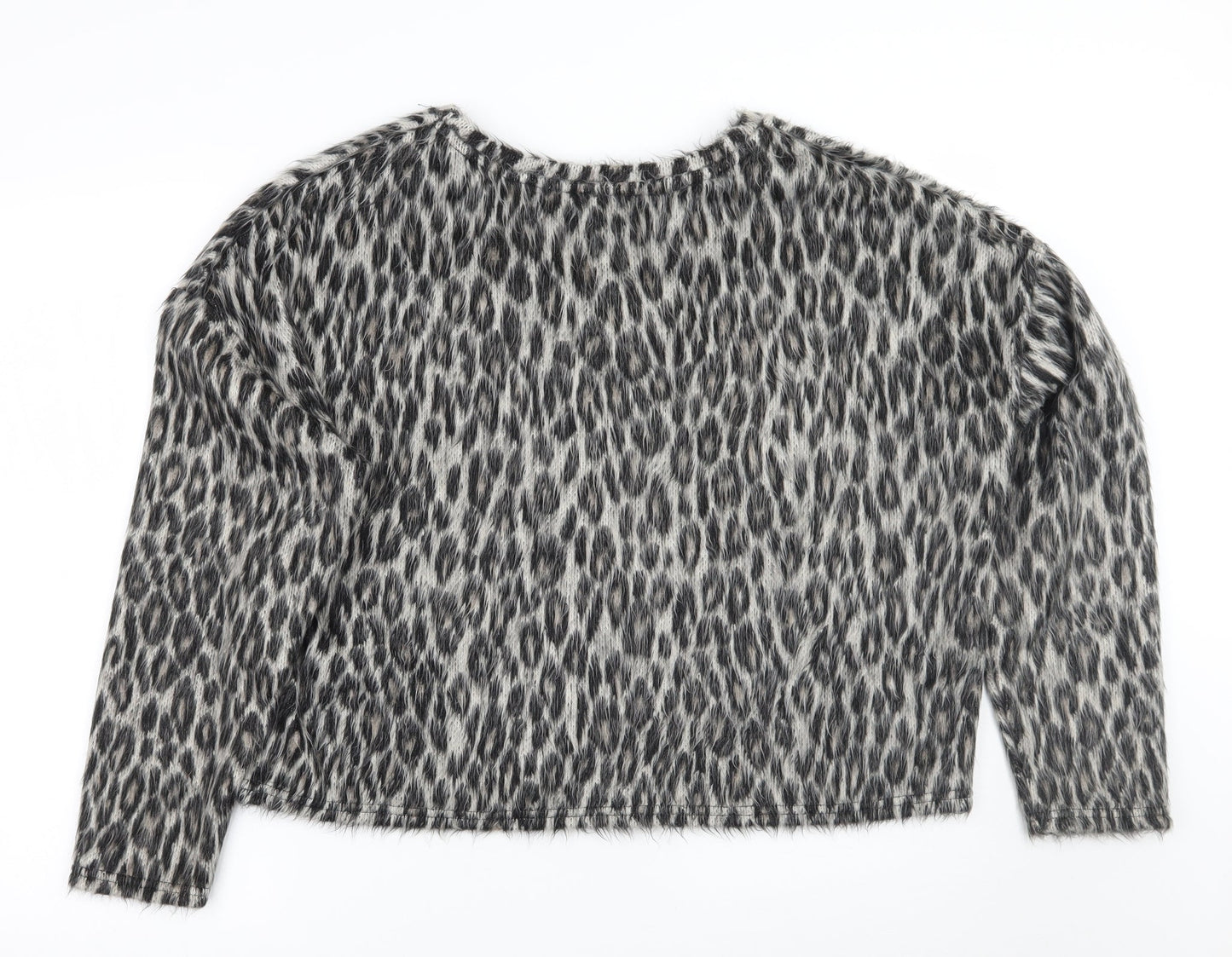 Newlook Womens Beige Animal Print  Pullover Jumper Size L