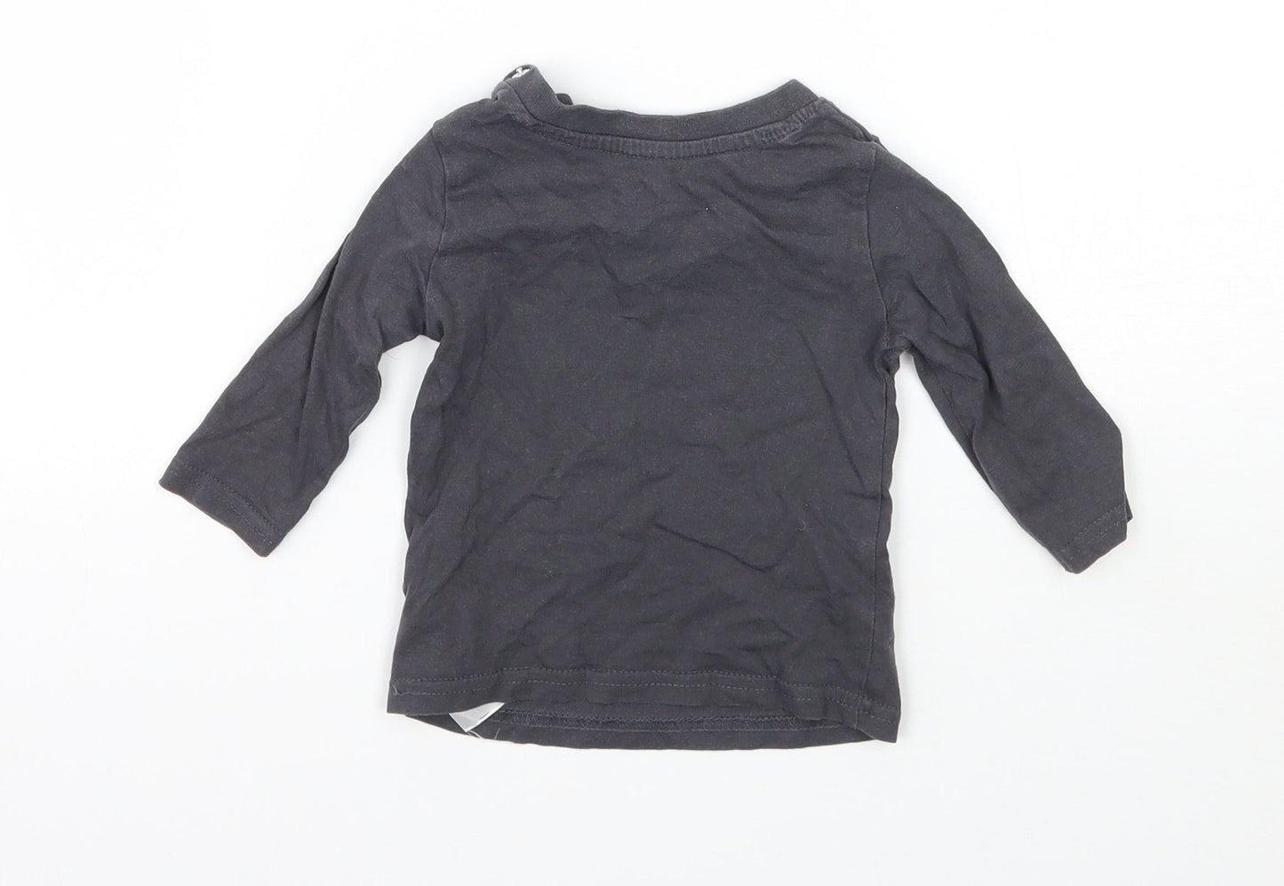 Primark Baby Grey   Basic T-Shirt Size 3-6 Months