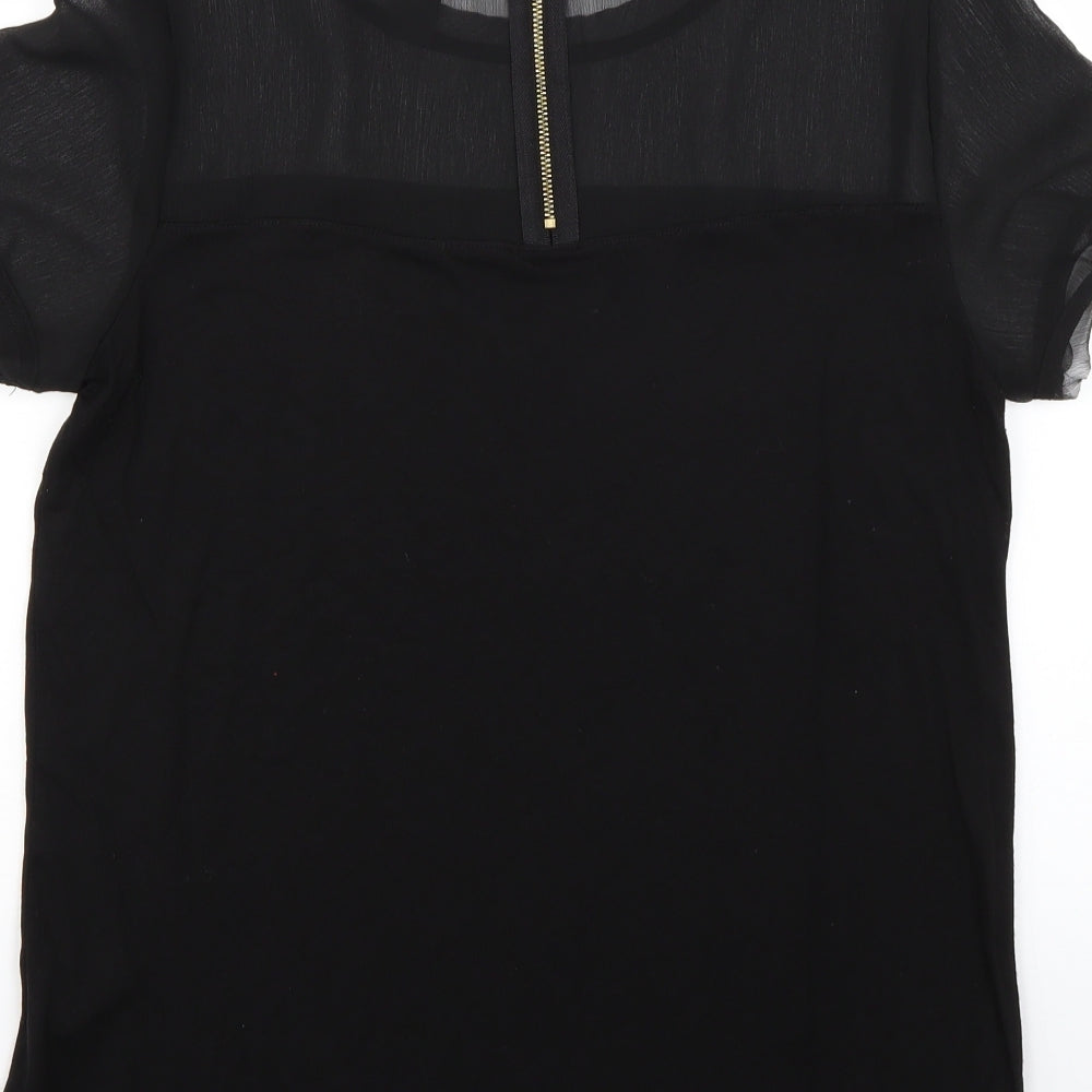 H&M Womens Black   Basic Blouse Size M
