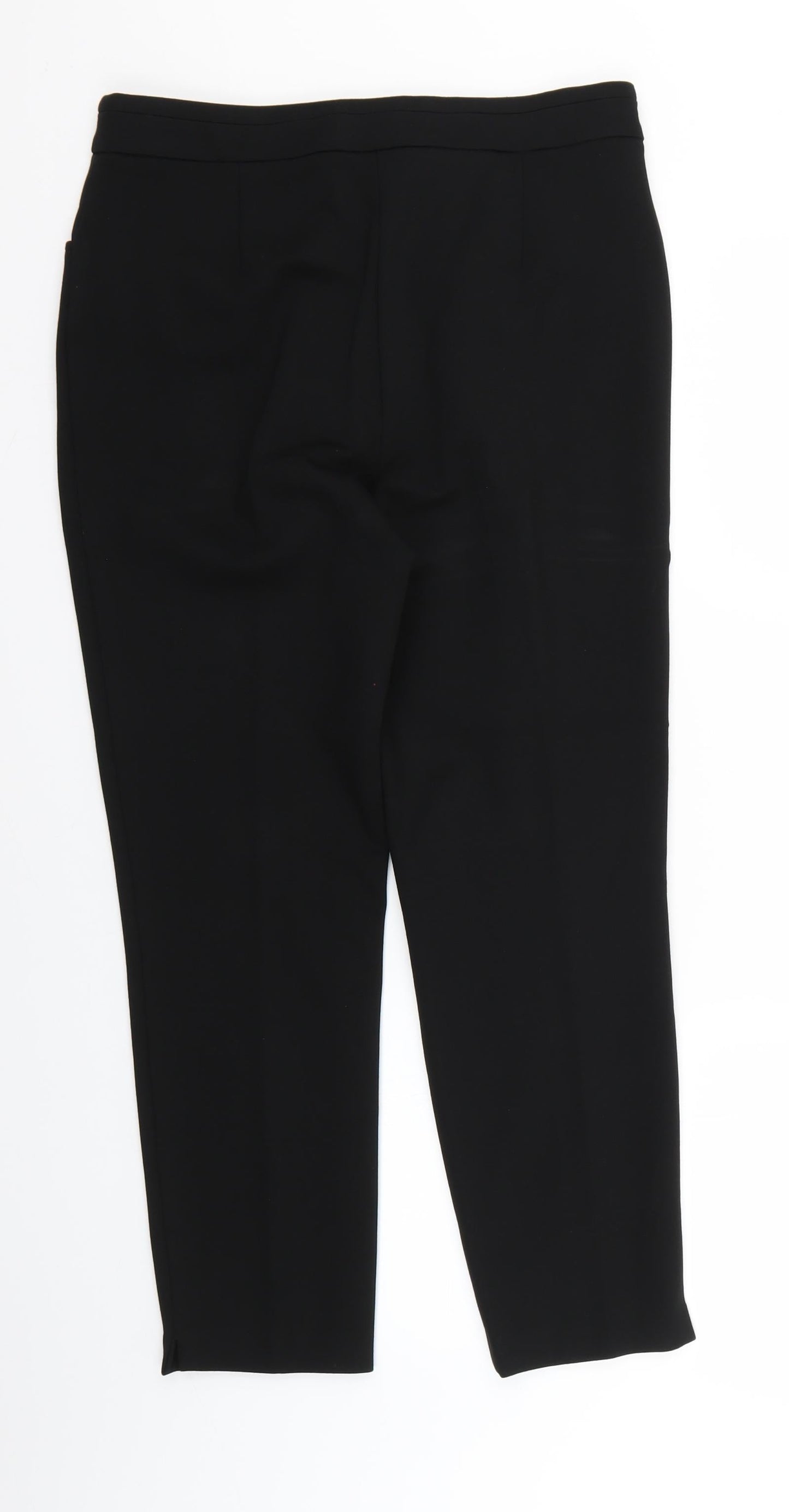 Soon Womens Black   Chino Trousers Size 12 L23 in