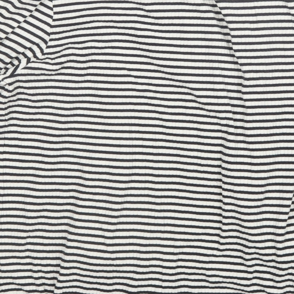 H&M Womens Multicoloured Striped  Pullover Jumper Size XL
